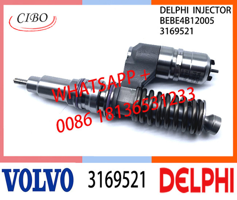 VOLVO 3169521 BEBE4B12005 Fuel engine Diesel Injector 3169521 BEBE4B12005 A3 for VOLVO D12 3039 US2000 SPEC 345/385/425