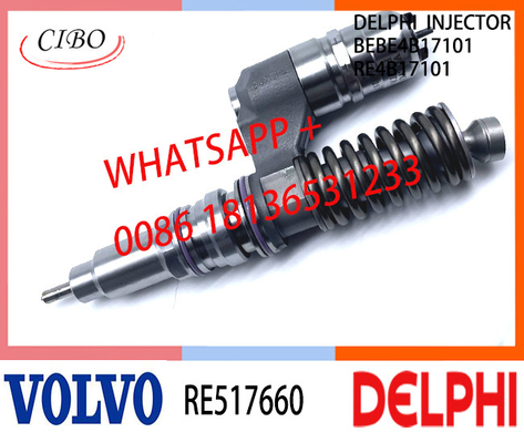 VOLVO RE517660 BEBE4B17101 Fuel engine Diesel Injector RE517660 BEBE4B17101 A3 for VOLVO 6125 TIER 2 -OH - LOW POWER