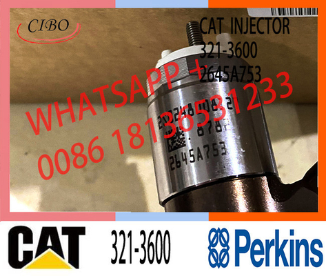 Common Rail Diesel Fuel Injector 2645A753 321-3600 320-3800 10R7938 For Excavator CAT C6.6 Engine