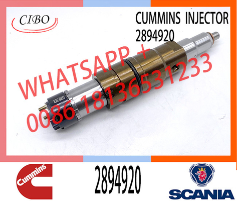 Diesel Common Rail Fuel Injector 2086663 1933613 1881565 2894920 For ISX SCANIA