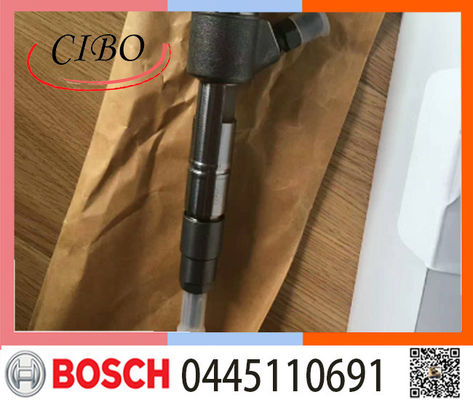 0445110691 Engine Parts Diesel Fuel Injector For FOTON Bosch 4JB1
