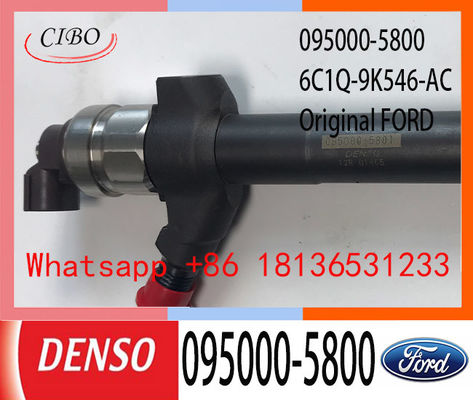 DENSO genuine diesel injector 095000-5800  095000-5801 for Ford Transit  2.2L 2.4L 6C1Q-9K546-AC, 6C1Q9K546AC