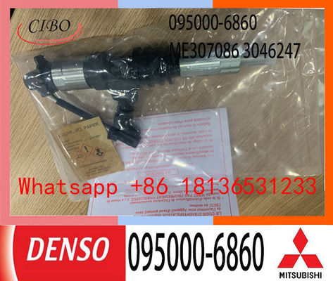 DENSO originanl and new  diesel injector 095000-6860 095000-6861 095000-686# ME304627 ME307086  for MITSUBISHI 6M60T