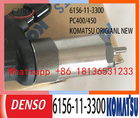 Precision 6156-11-3300 095000-1211 KOMATSU Fuel Injectors