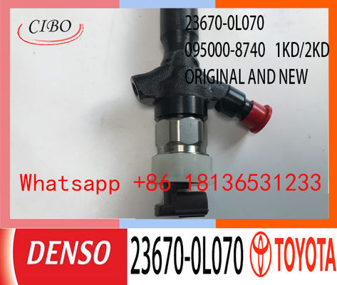 ISO 23670-0L070 095000-8740 Auto Fuel Injector For TOYOTA Hilux