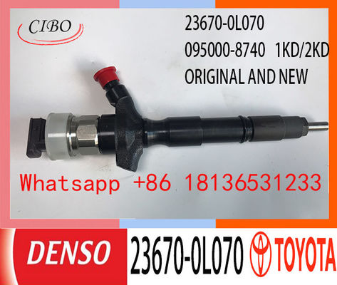 ISO 23670-0L070 095000-8740 Auto Fuel Injector For TOYOTA Hilux