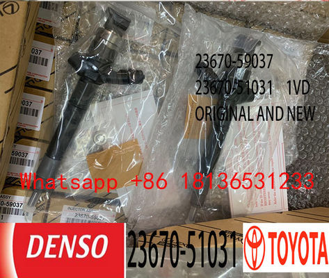 DENSO Original injector 23670-51031 095000-7711 23670-59037 095000-9780 095000-7711 For TOYOTA Land Cruiser 1VD-FTV