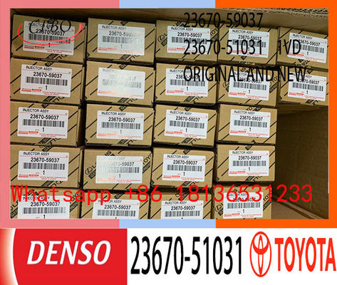 DENSO Original injector 23670-51031 095000-7711 23670-59037 095000-9780 095000-7711 For TOYOTA Land Cruiser 1VD-FTV