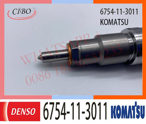 6754-11-3011 KOMATSU Fuel Injectors 0445120231 PC200-8 PC220-8 Excavator 6D107 Engine