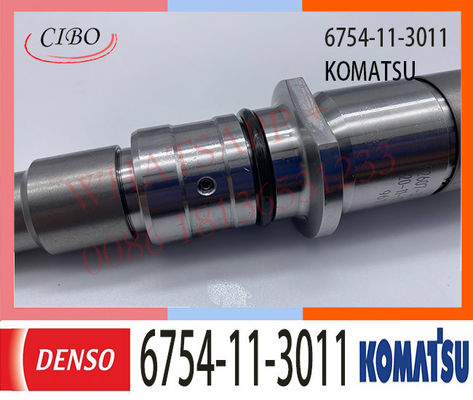6754-11-3011 KOMATSU Fuel Injectors 0445120231 PC200-8 PC220-8 Excavator 6D107 Engine