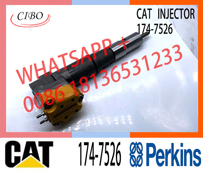 Diesel Engine Fuel Injector Excavator Accessories Diesel Motor Parts 1747526 174-7526 For Caterpillar CAT 3412E 651E