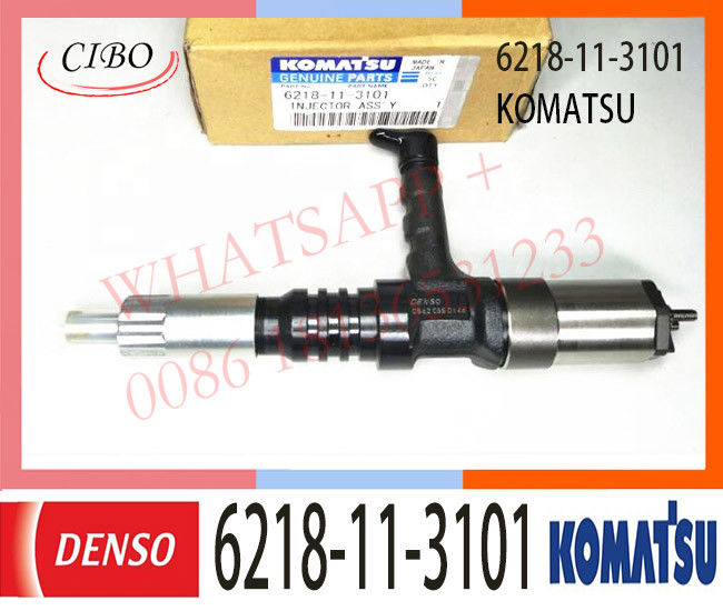 6218-11-3101 KOMATSU Fuel Injectors 095000-0562 6218-11-3100 6D140 Engine For PC750-6 PC800-6