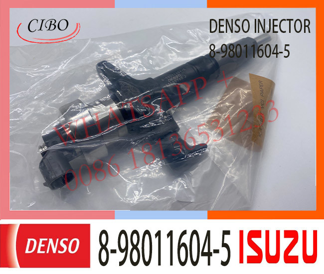 8-98011604-5 For ISUZU 4JJ1 Common Rail Fuel Injector 095000-6980